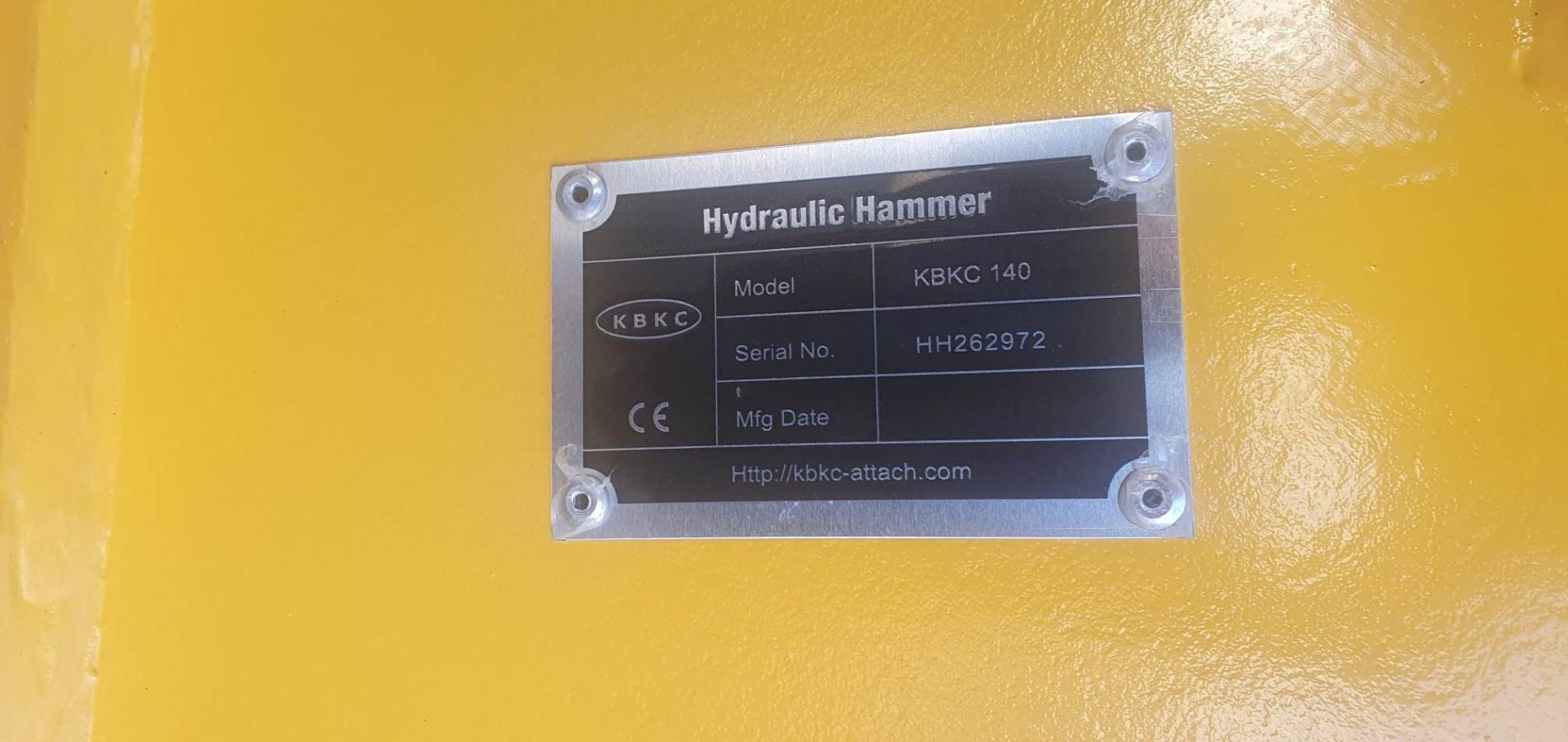 Hydraulic hammer KBKC 140 - Image 5