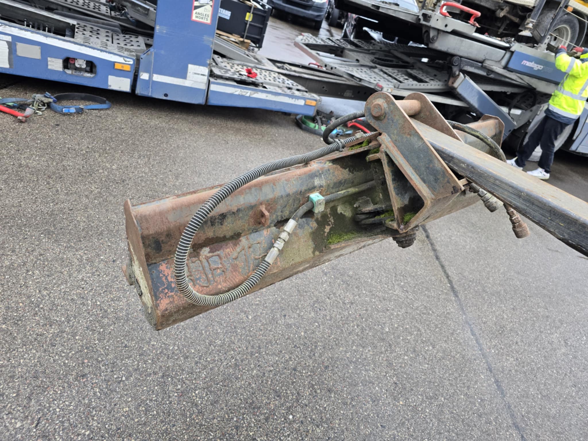 182 hidraulinis ekskavatoriaus kaušas su jungtimi MS01 - Image 3