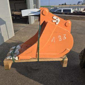 183 ekskavatoriaus kaušas 12″ su MS01 jungtimi