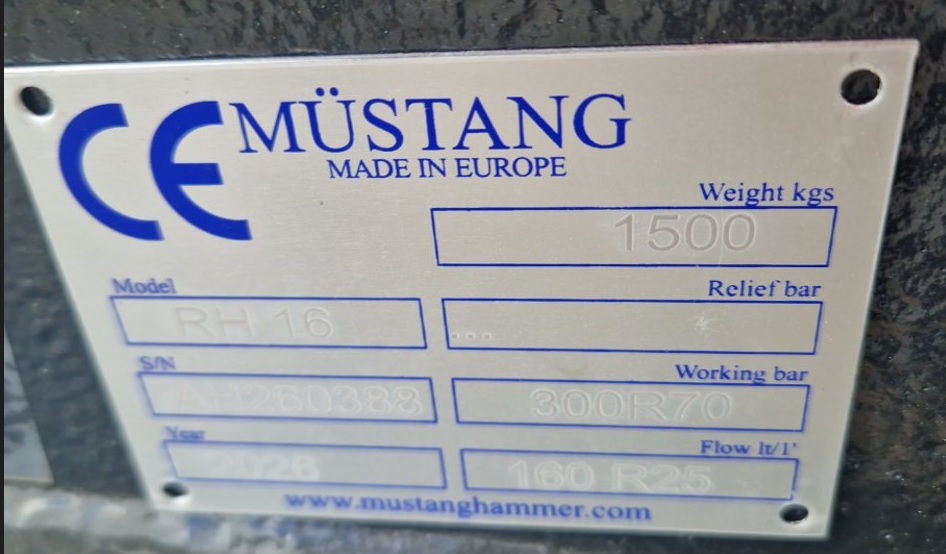 Hidraulinės žirklės Mustang RH16 - Image 3